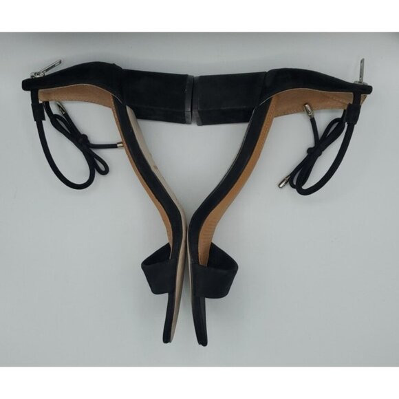 Corso Como Louisa Sandal 7.5 BLK Suede Leather Ankle Strap Heel Work Party Core - Picture 7 of 12